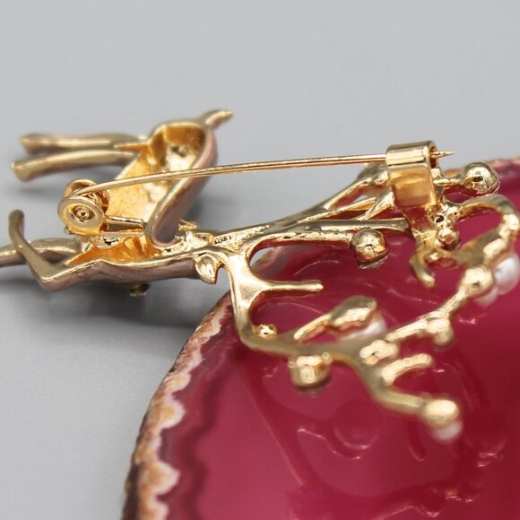 Deer Holidays Christmas pin brooch jewelry fashion pearl pearls elegant new - Picture 7 of 12